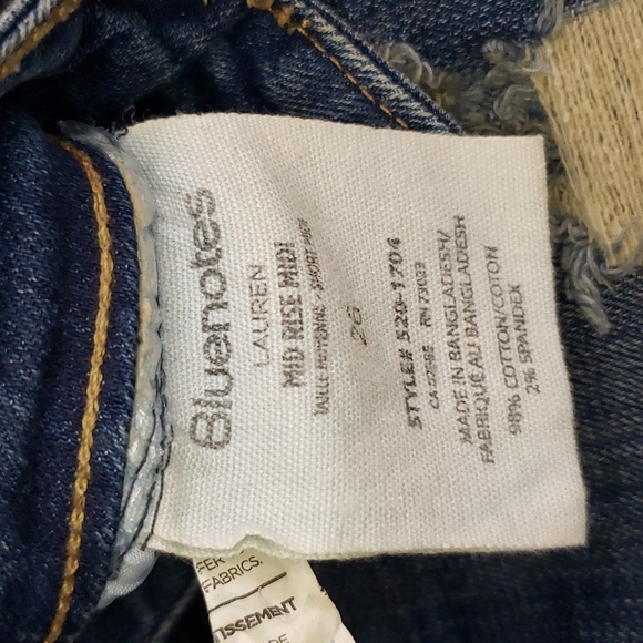 Bluenotes midrise midi shorts - Picture 3 of 5